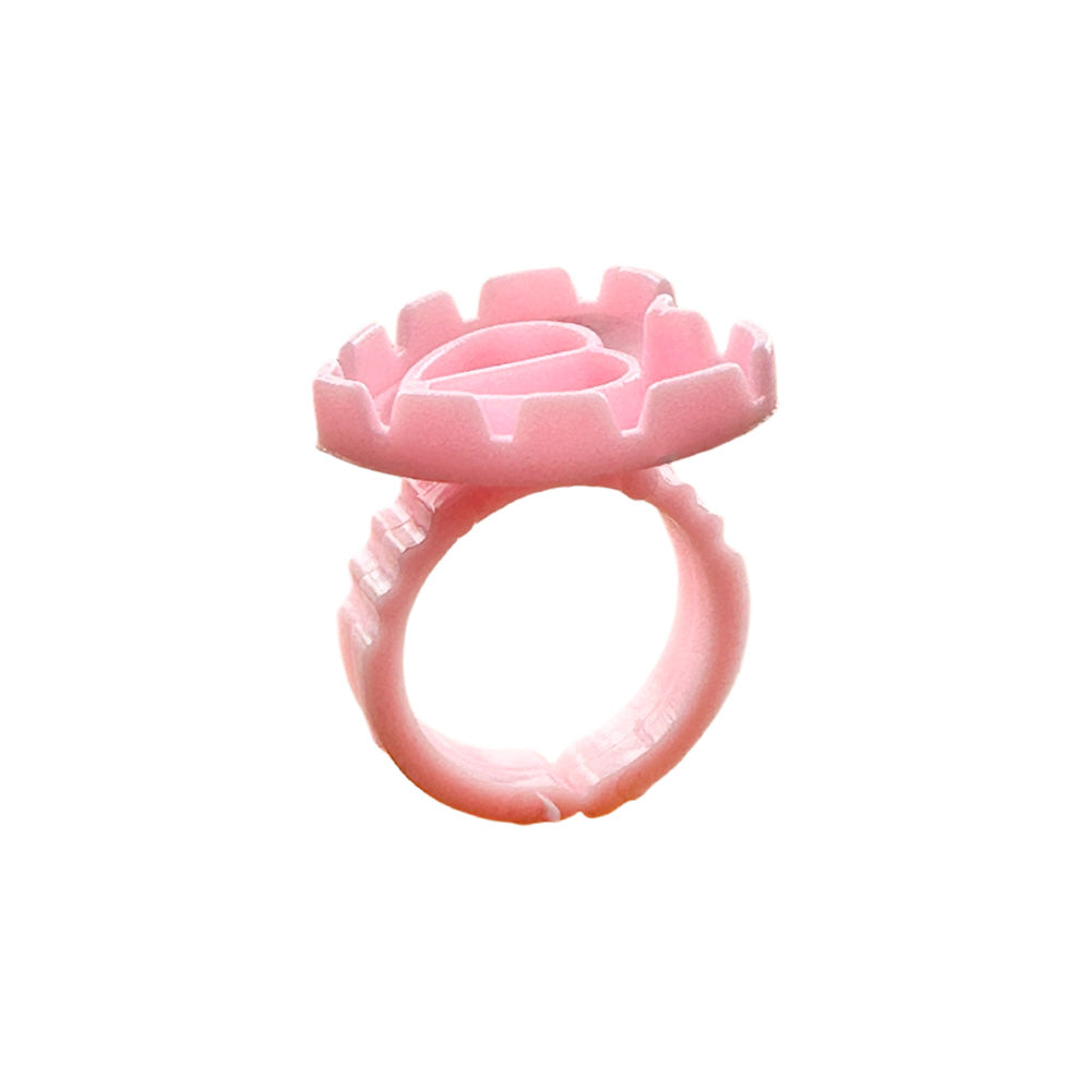 Anel de Plástico Rosa de Coração - DF-PI035008-02-03