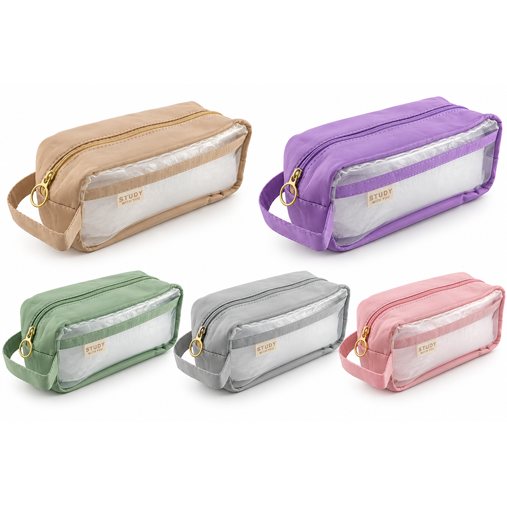 Necessaire Cor Solida com Alça e Divisoria - DF-TS230-001