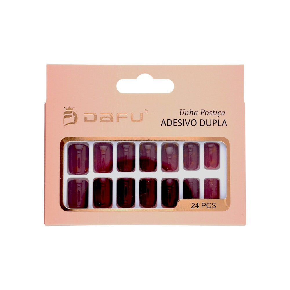 Unhas postiças adesivo dupla DF-UP067001-08