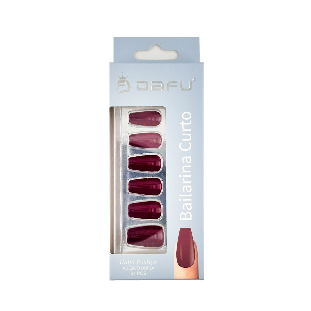 Unha Postiça Bailarina Curto - DF-UP067006-16-12