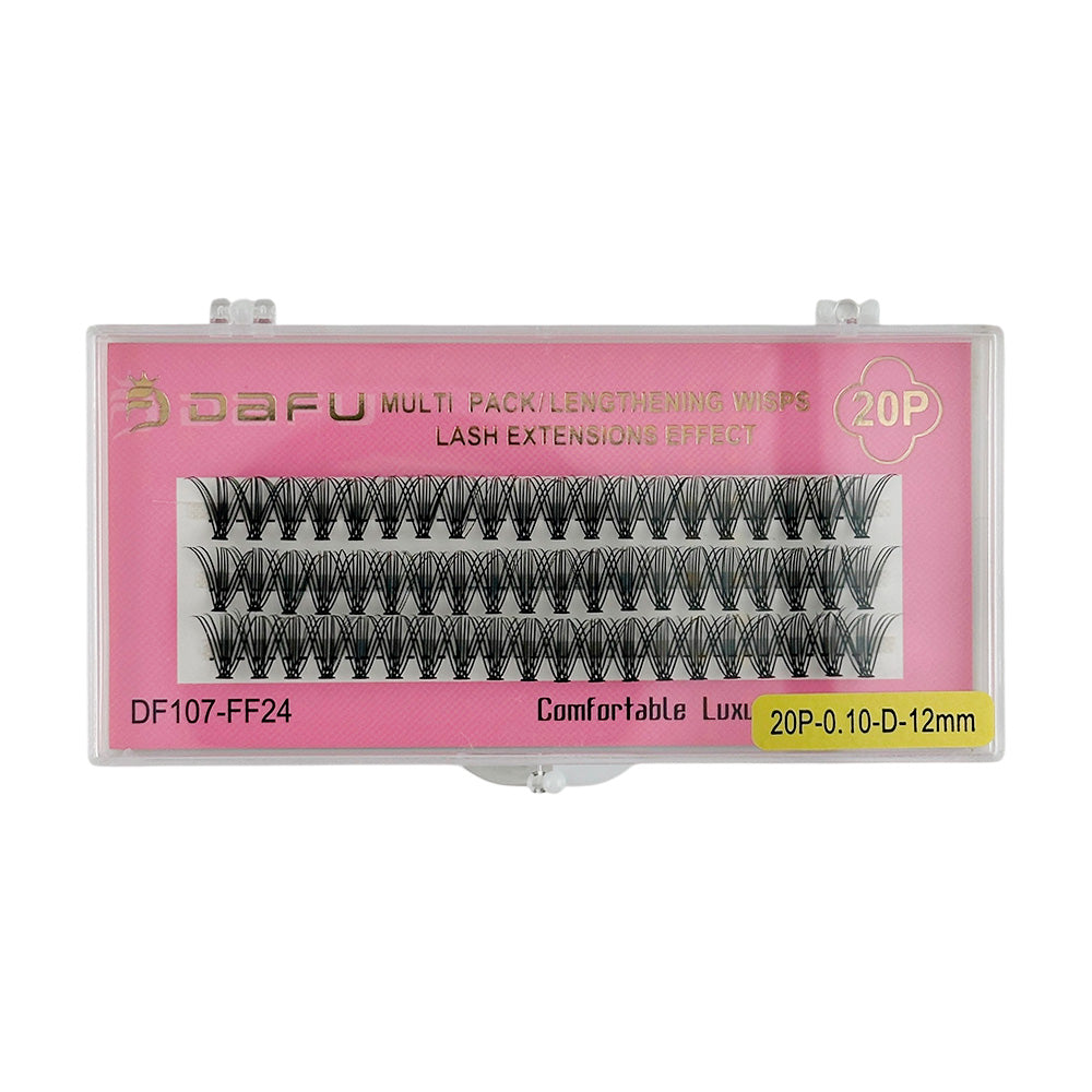 Cílios para Extensão - 20P-0.10-D-12mm -DF107-FF24-12