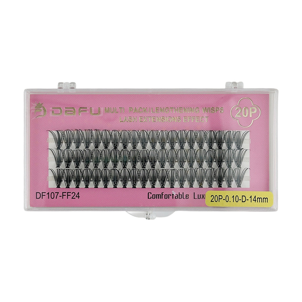 Cílios para Extensão - 20P-0.10-D-14mm -DF107-FF24-14