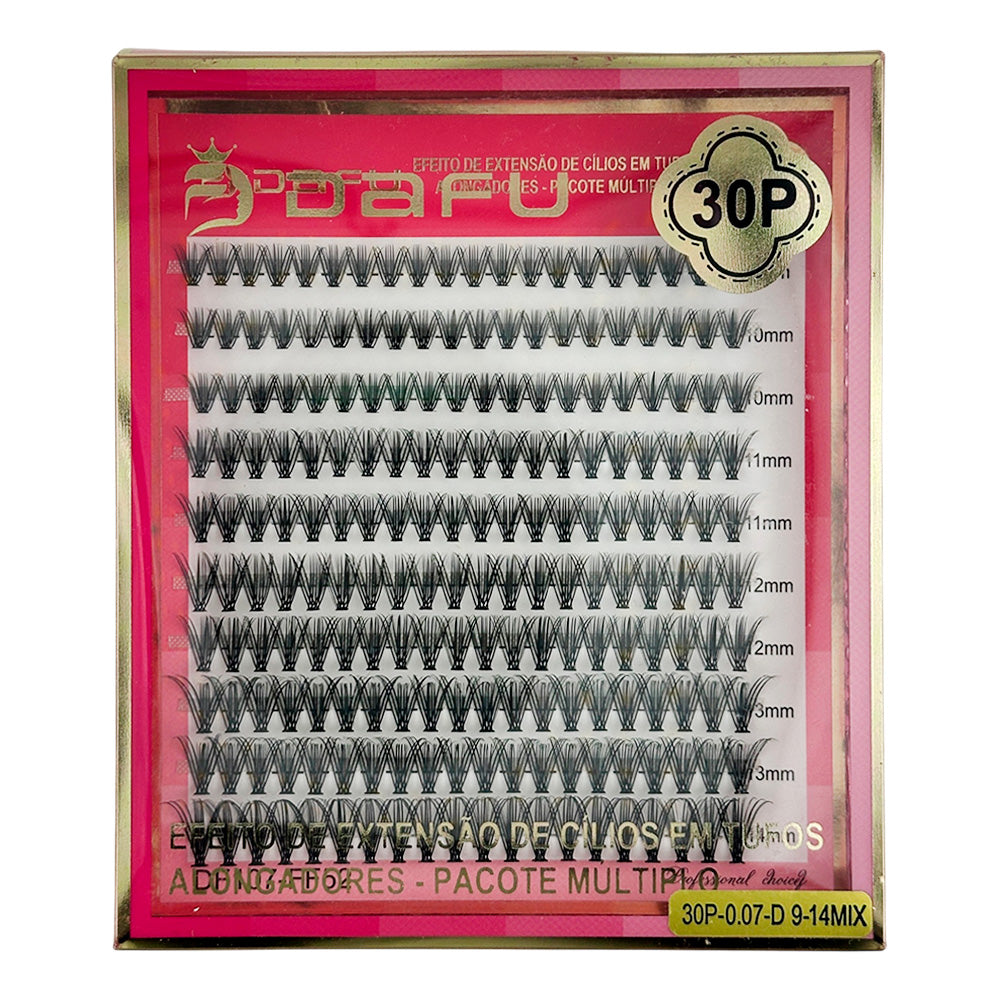 Cílios para Extensão Tufo 30P-0.07-D 9-14MIX - DF107-FF52