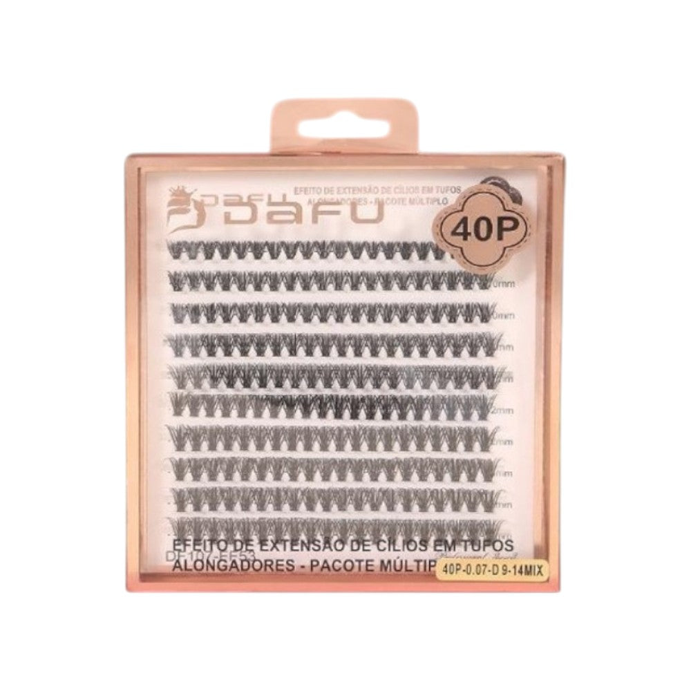 Cílios para Extensão - 40P-0.07-D-9-14MIX - DF107-FF53