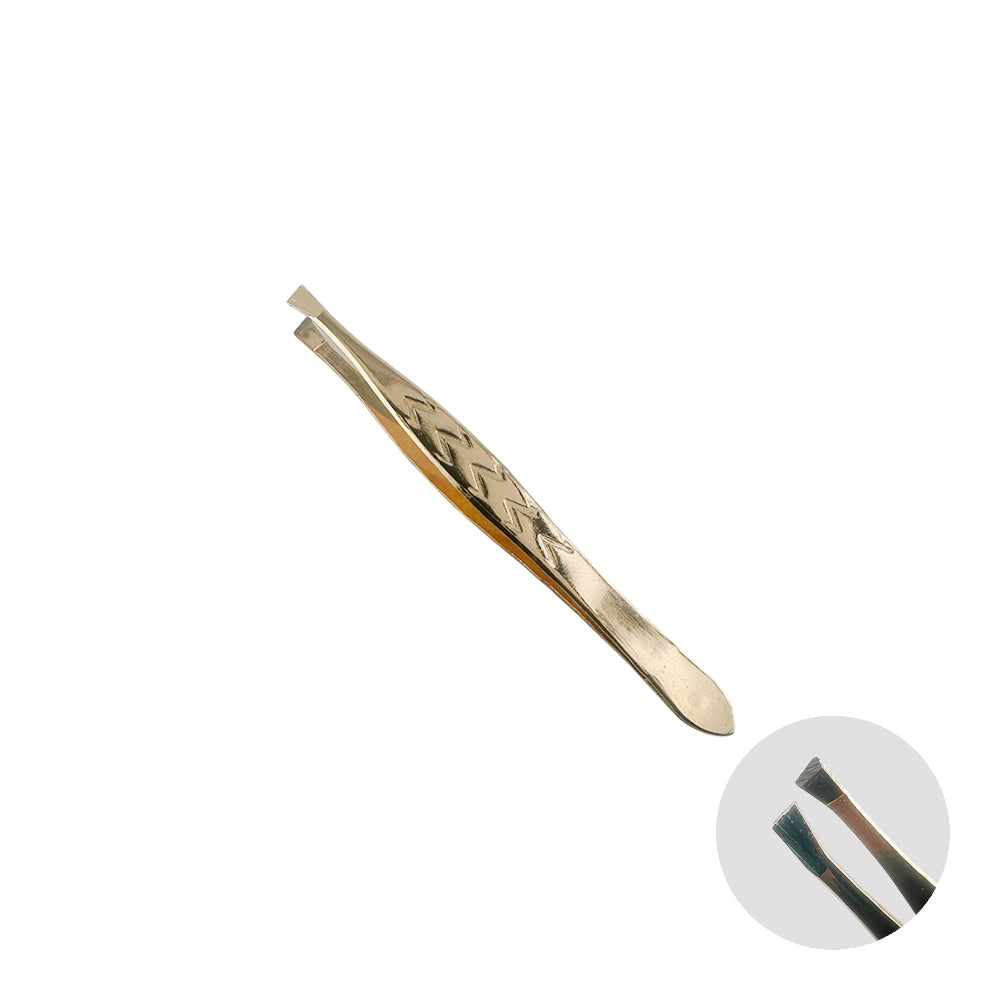 Pinça para Sobrancelha Dourado - DF353-PI0204-1