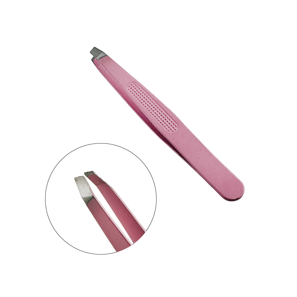 Pinça para Sobrancelha Rosa - DF353-PI0104-2