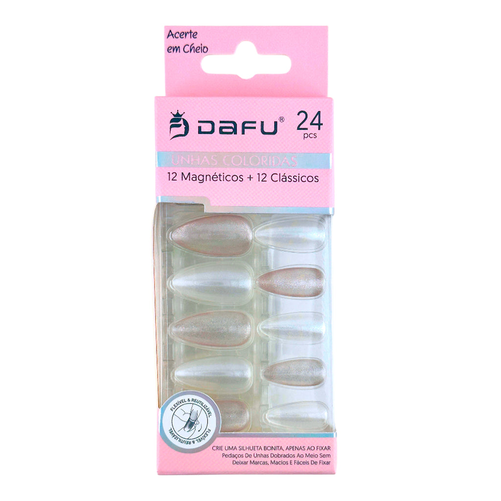 Unhas Postiças Coloridas Silhueta - DF65-UP31-10