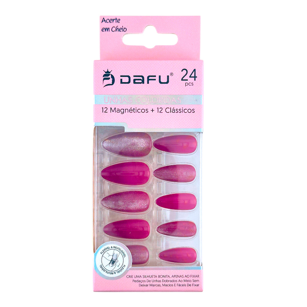 Unhas Postiças Coloridas Silhueta - DF65-UP31-2