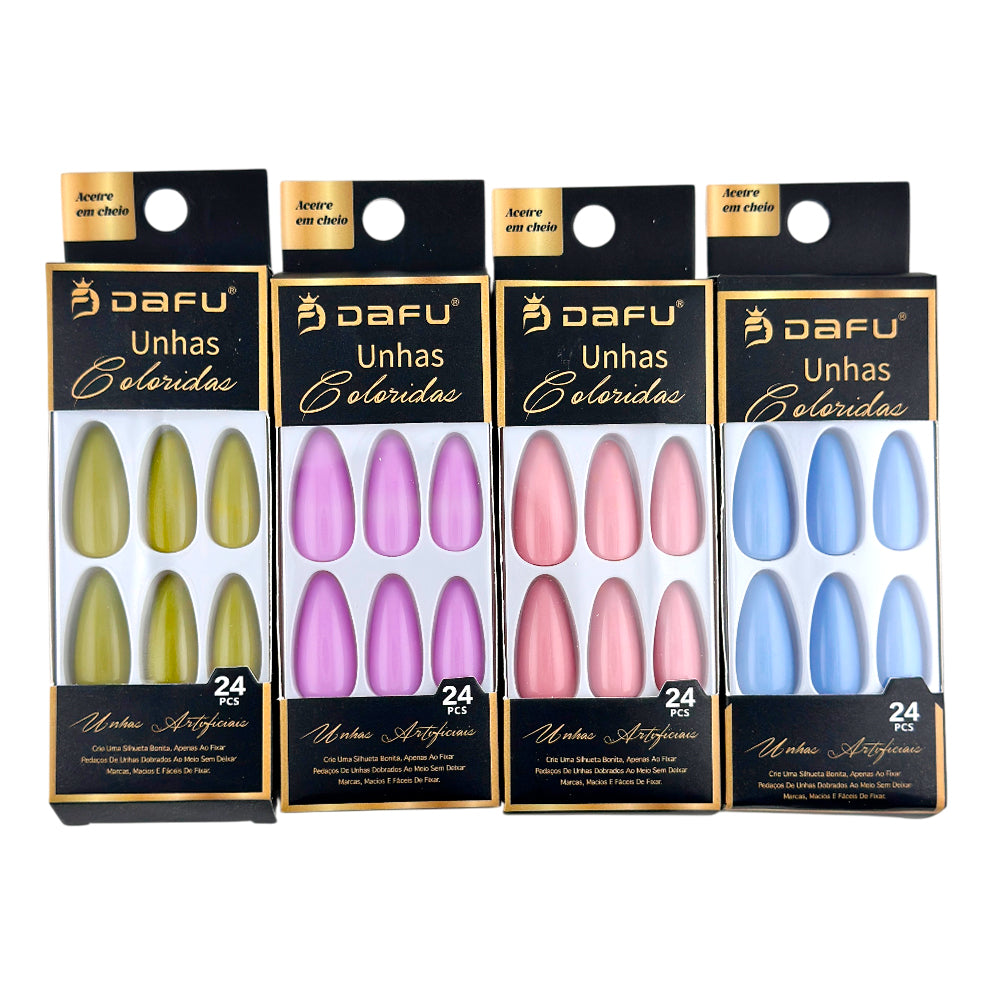 Unhas postiças artificial coloridas DF65-UP3607-5