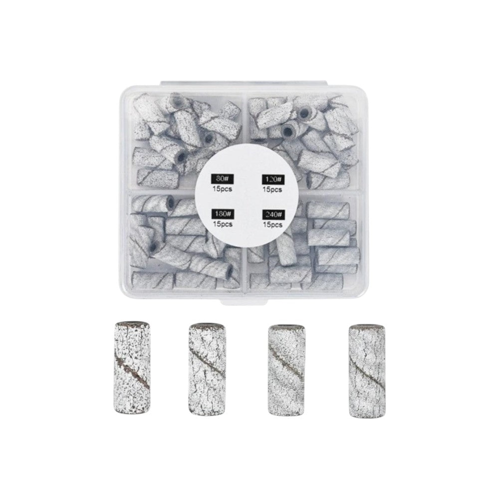 Refil Folha de Lixa 80# 120# 180# e 240# para Broca - DF66-AC34