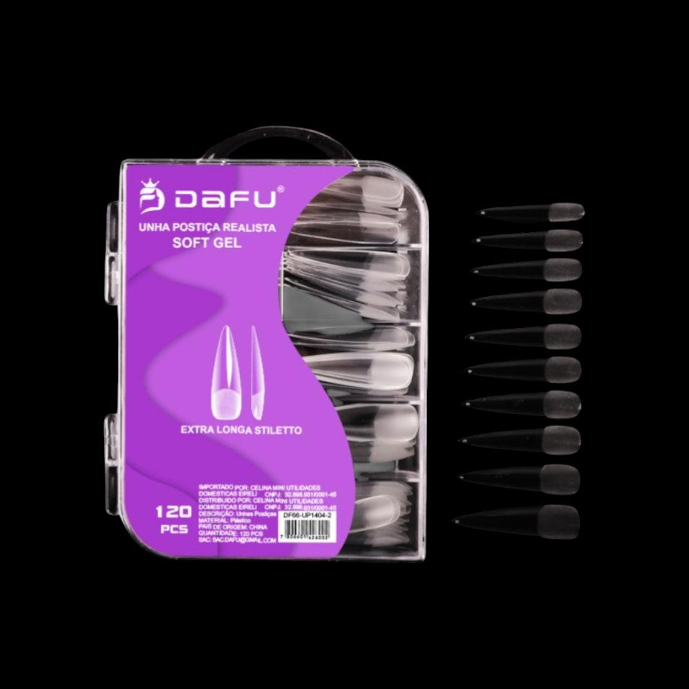 Unhas Profissional Soft Gel Tips - DF66-UP1404-2