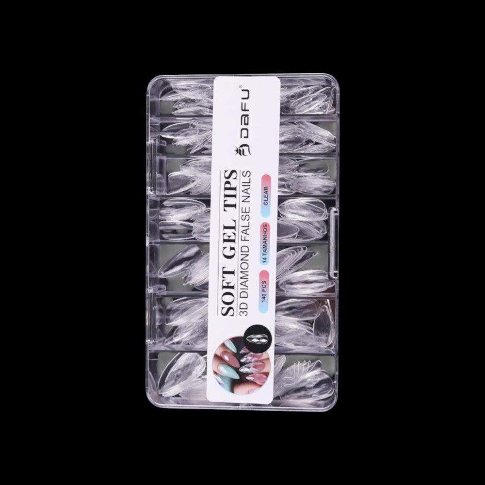 Unhas Soft Gel Tips 3D - DF66-UP2803-03