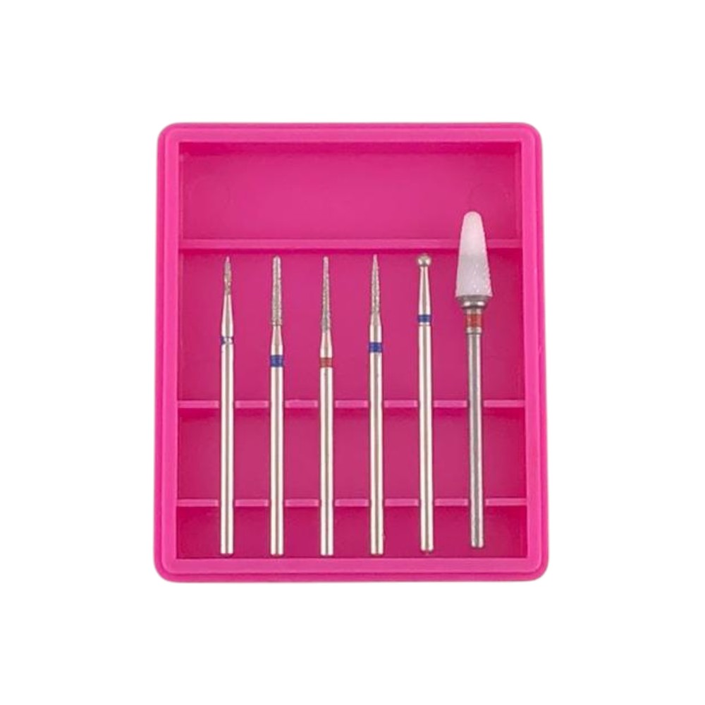Kit de broca metal + cerâmica 9# para unha em gel DF103-DA28