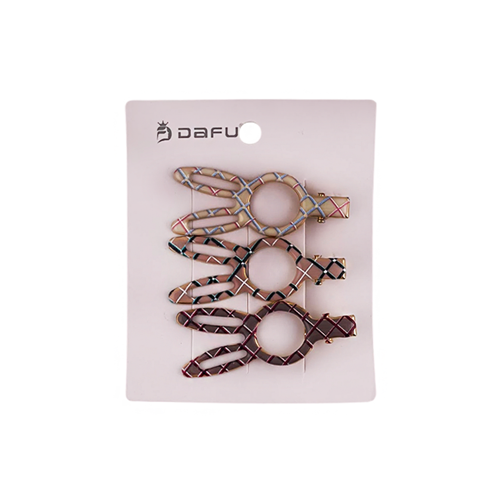 Presilha para Cabelo Coelho Estampada Delicada - DF404-PR1610-2