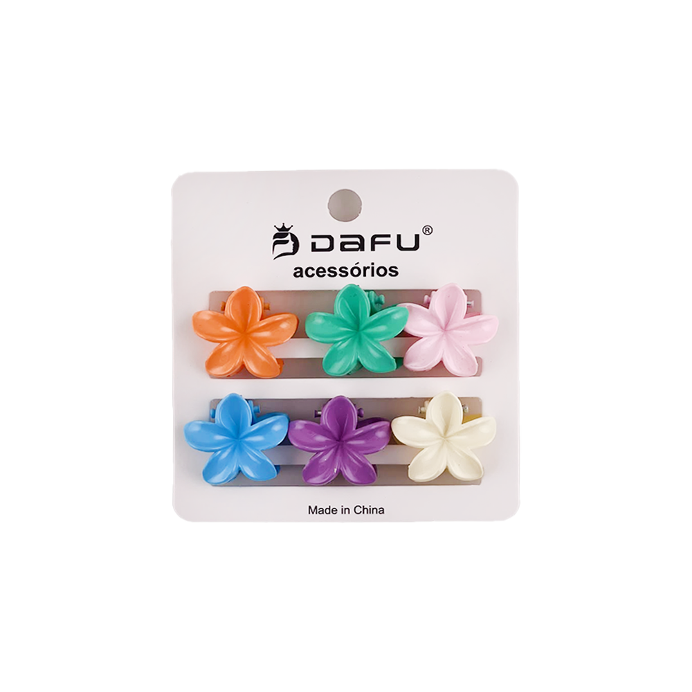 Piranha para Cabelo Flor Delicada Colorida - DF406-PR4311-10