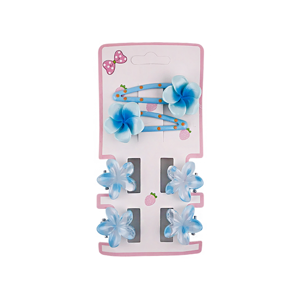 Piranha + Presilha para Cabelo Flor Delicado - DF406-PR5413-12