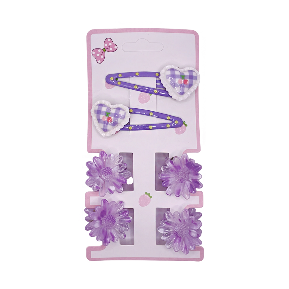 Presilha + Piranha para Cabelo - DF406-PR5413-5