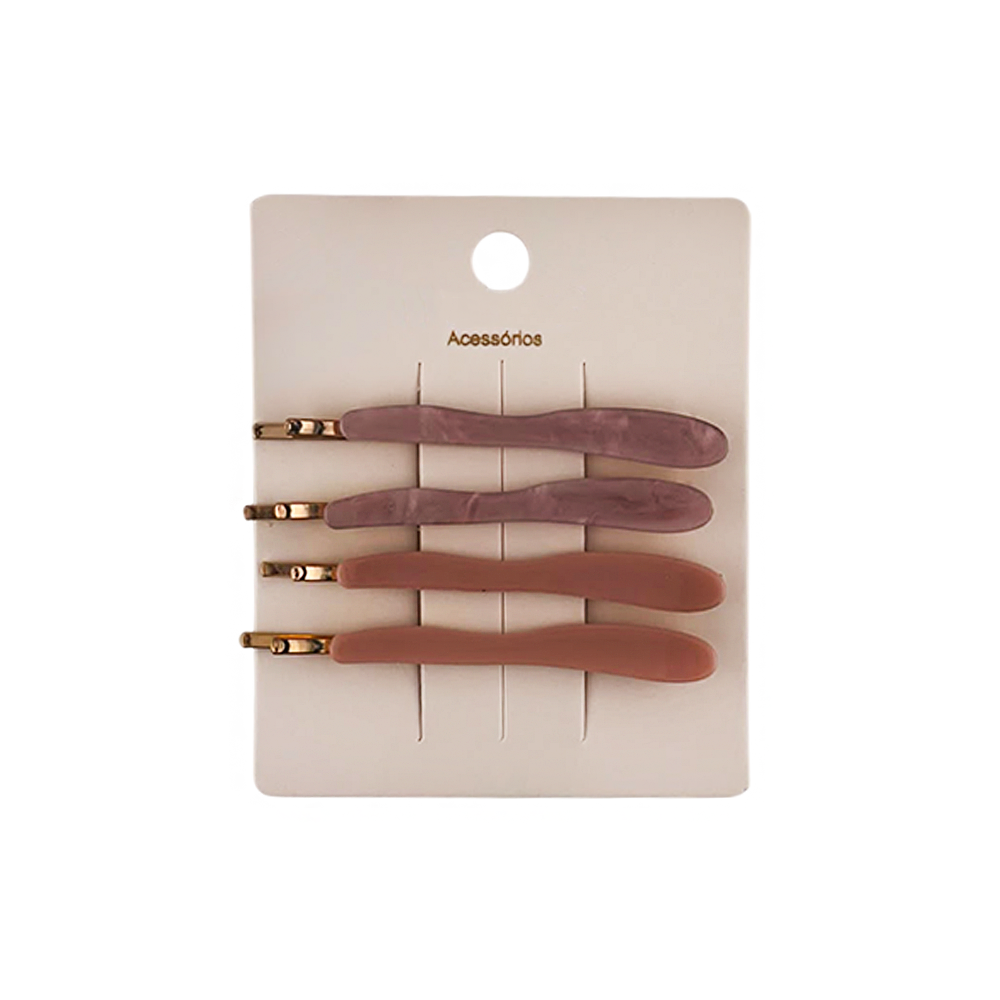 Grampo para Cabelo Delicado Brilhoso - DF408-PR2906-05