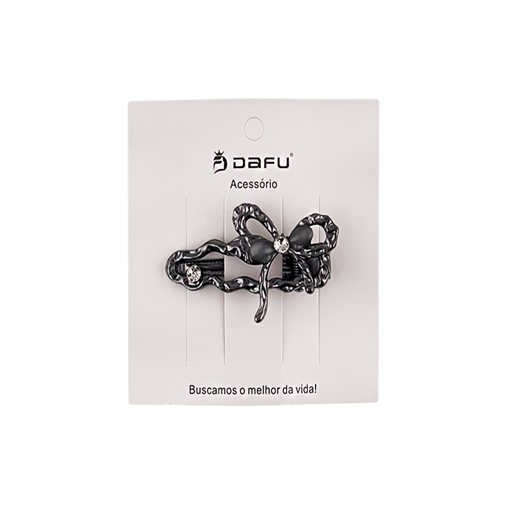 Presilha para Cabelo Laço com Pedraria - DF415-PR2104-2