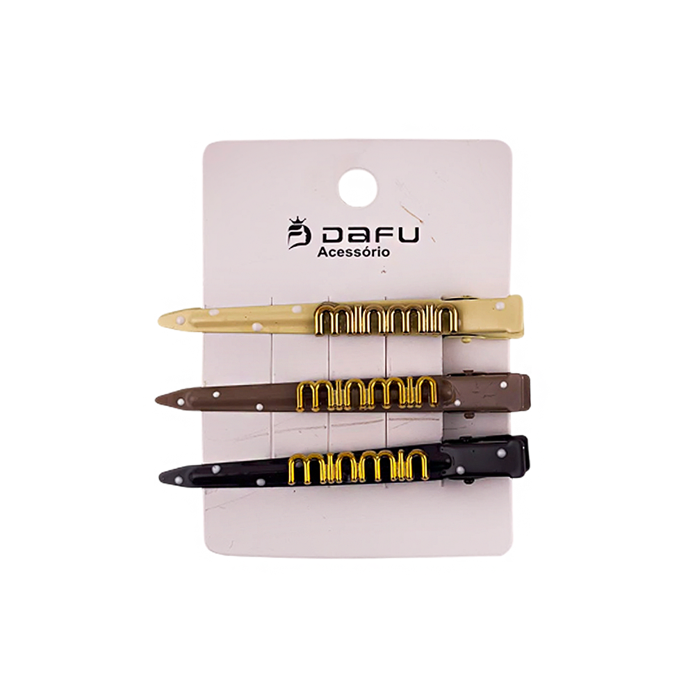 Presilha para Cabelo com Detalhes - DF416-PR3503-1