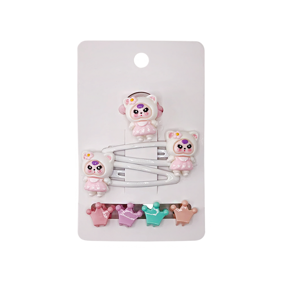 Kit Presilha + Rabicó + Piranha para Cabelo - DF418-pR5210-5