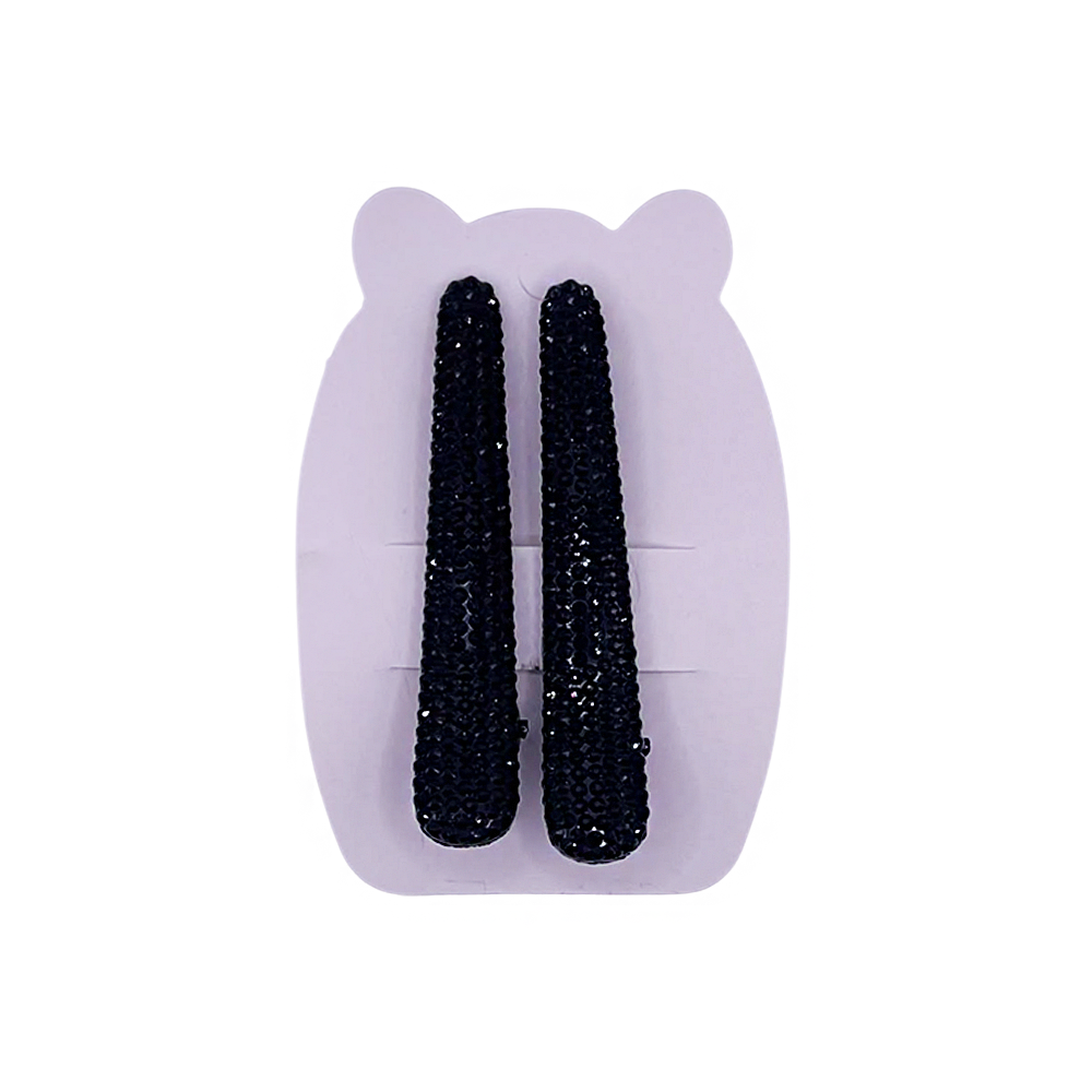 Presilha para Cabelo Preto Brilhoso - DF420-PR0106-1