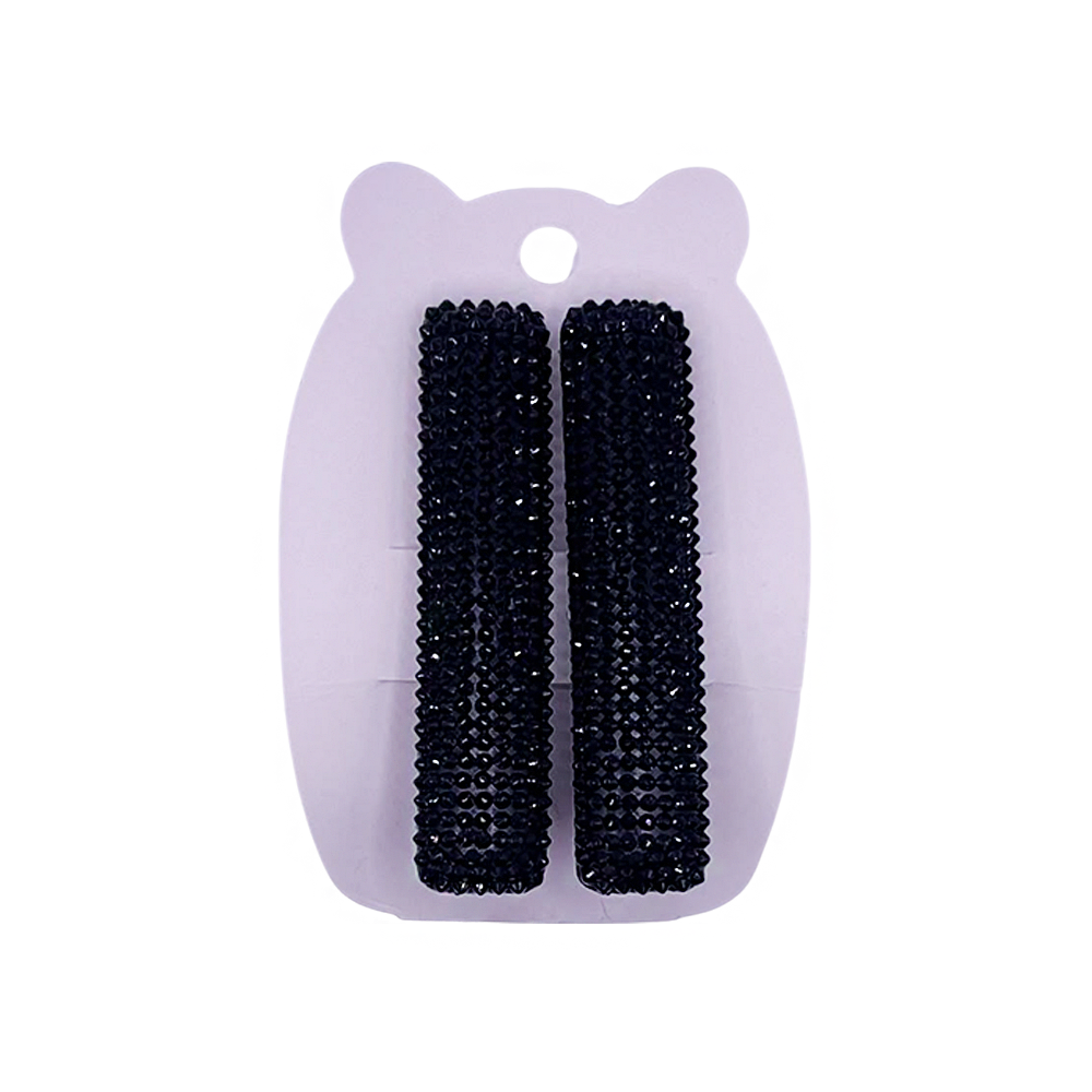Presilha para Cabelo Preto Brilhoso - DF420-PR0106-5