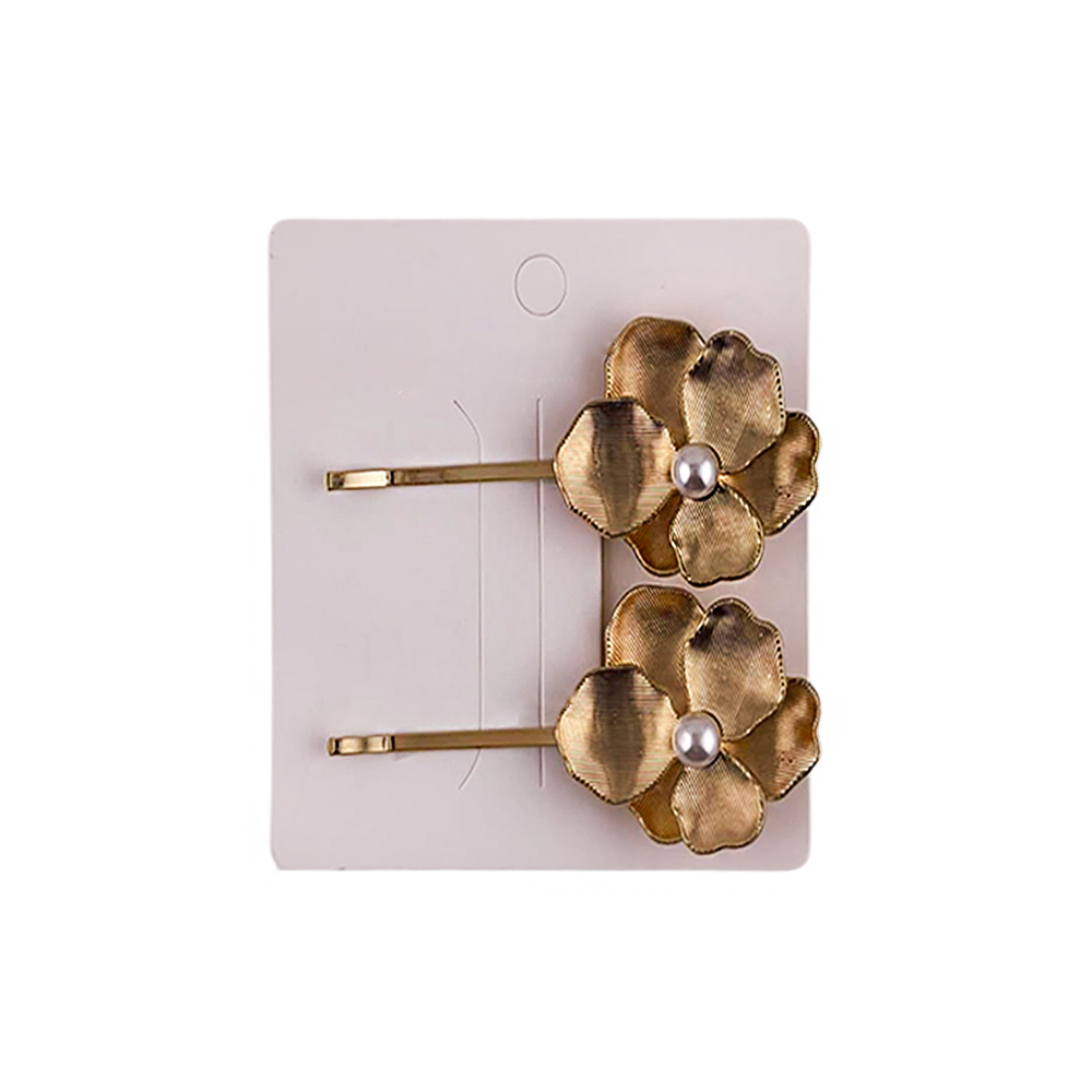 Grampo para Cabelo Flor com Perola - DF428-PR1210-10