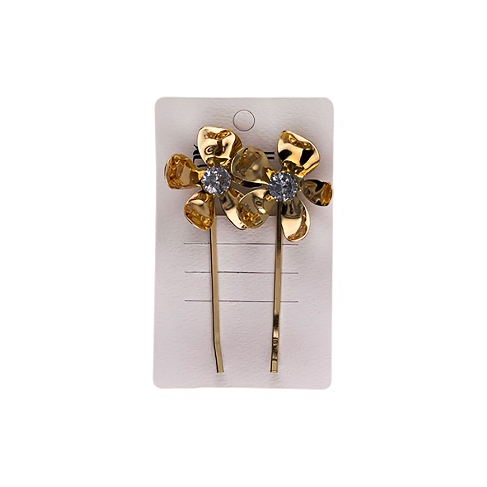 Grampo para Cabelo Flor com Pedraria - DF428-PR1210-5