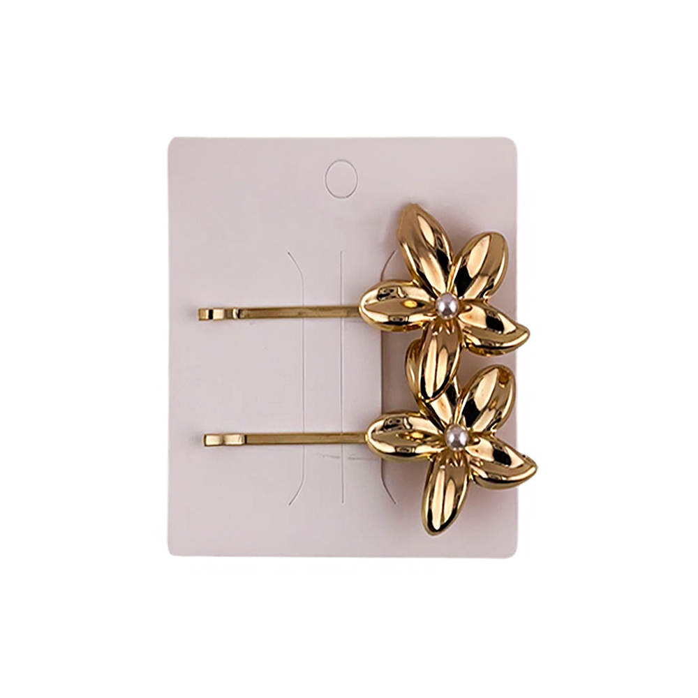 Grampo para Cabelo Flor com Perola - DF428-PR1210-8