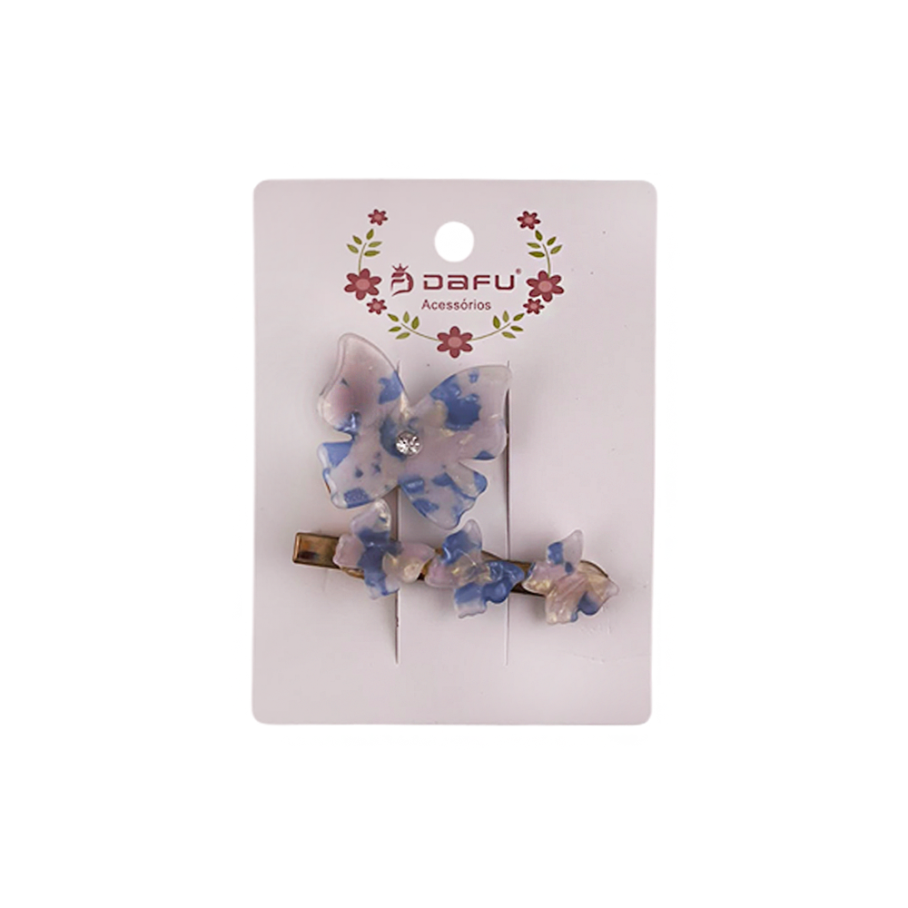 Presilha para Cabelo Laço Estampado - DF430-PR0803-2