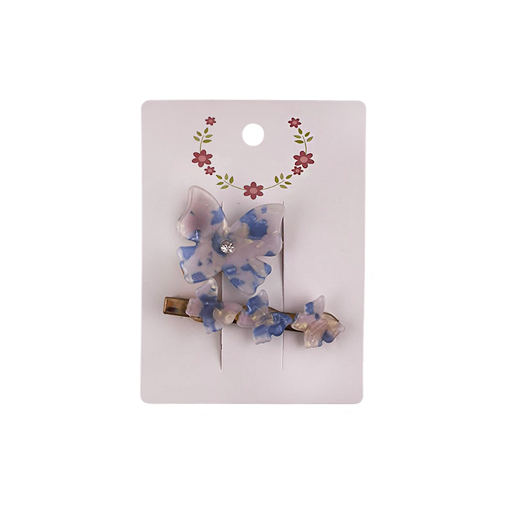 Presilha para Cabelo Laço Estampado - DF430-PR0803-2
