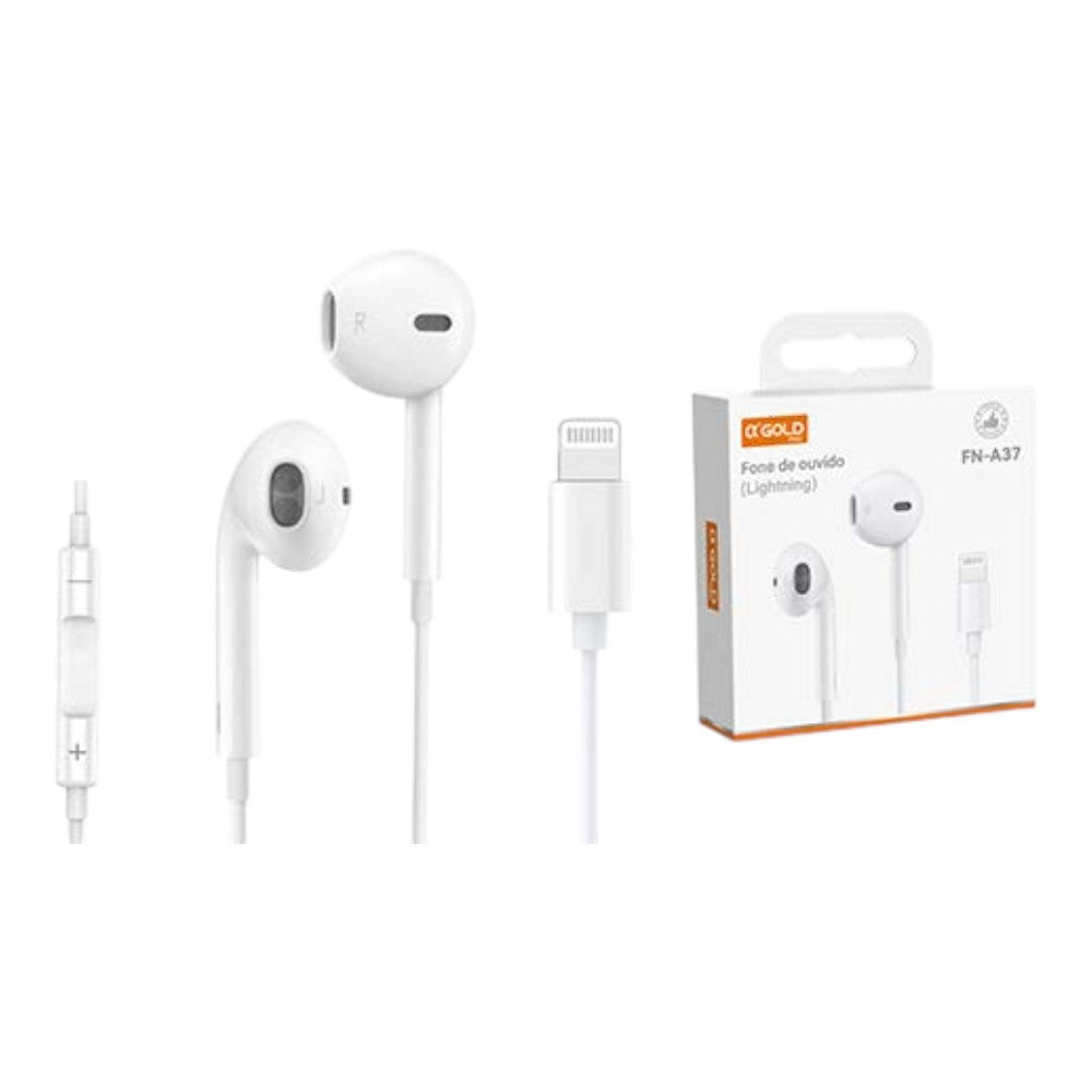 Fone de ouvido com fio IOS FN-A37