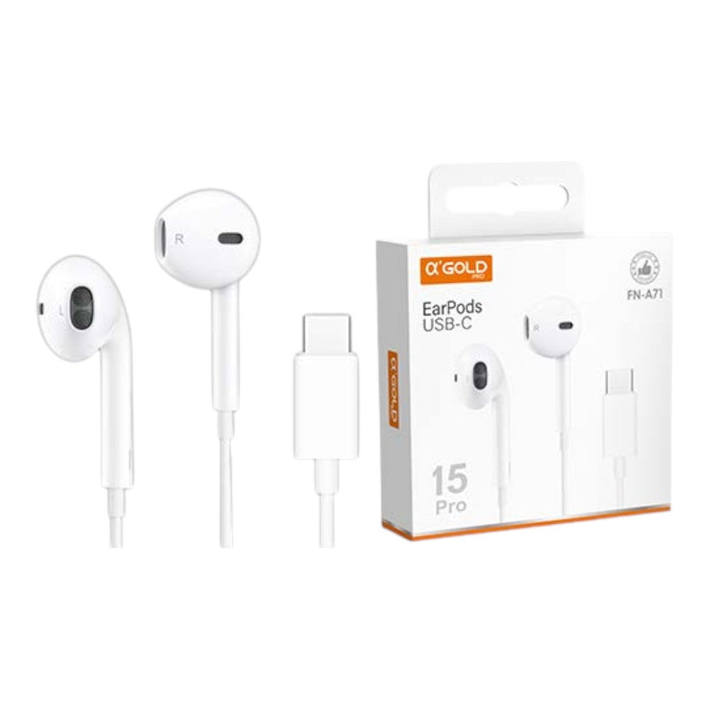 Fone de ouvido com fio tipo C FN-A71