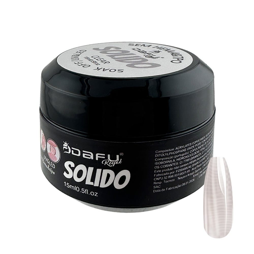 Gel Construtor Solido White Royal - 15ml - GEL-1SL