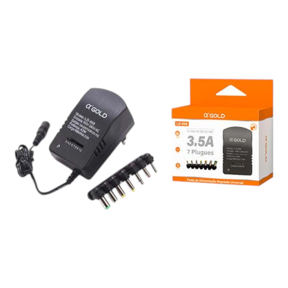 Fonte de alimentação regulada universal LD-668