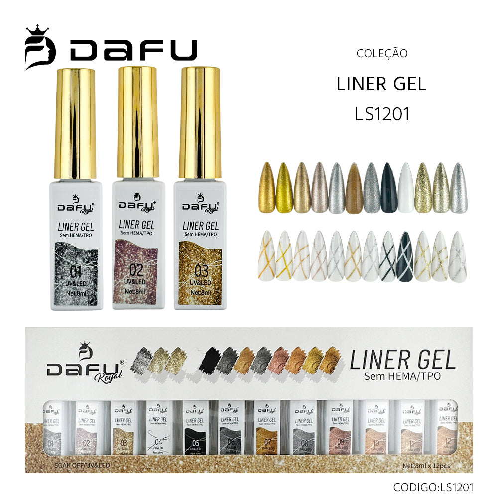 Liner Gel Royal (12 cores) - LS1201