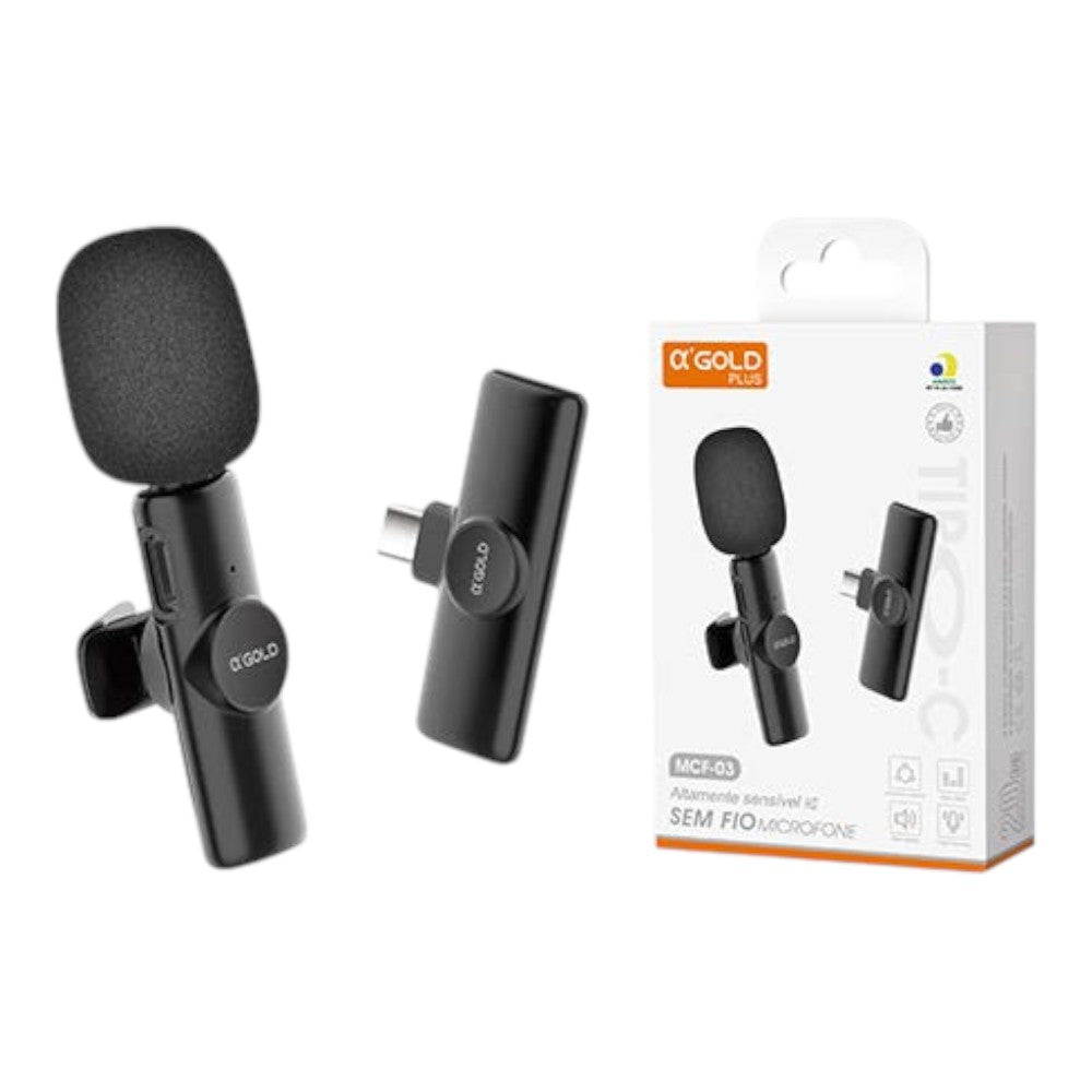 Microfone sem fio TIPO-C MCF-03