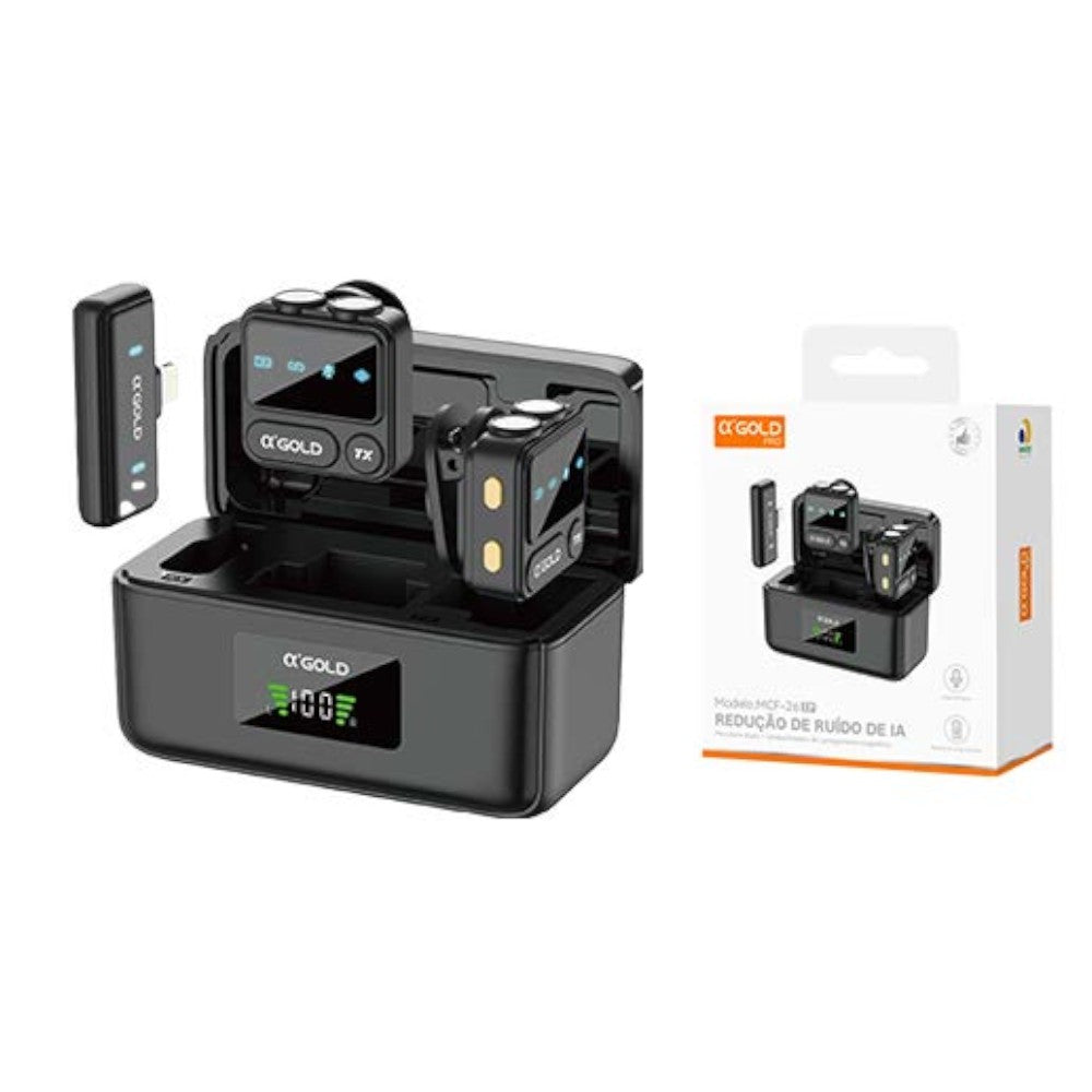 Microfone sem fio Lightining MCF-26