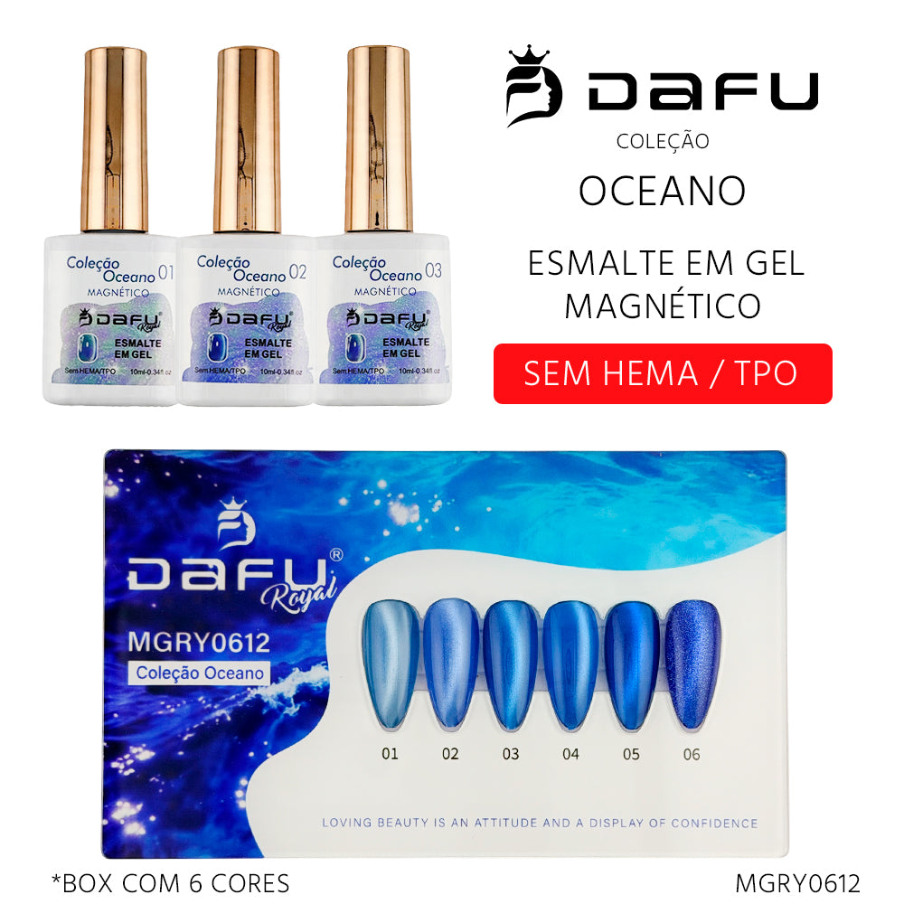 Esmalte em Gel Magnetico Oceano Sem Hema/TPO 10ml - MGRY0612