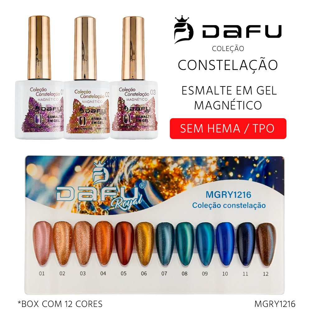 Esmalte em Gel Magnetico Constelaçao Sem Hema/TPO 10ml - MGRY1216