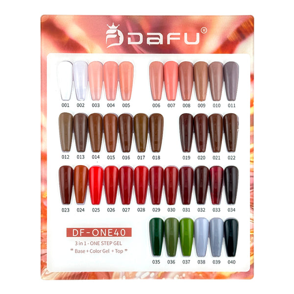 Esmalte em Gel 3 em 1 - 10ml  (40cores) - DF-ONE40