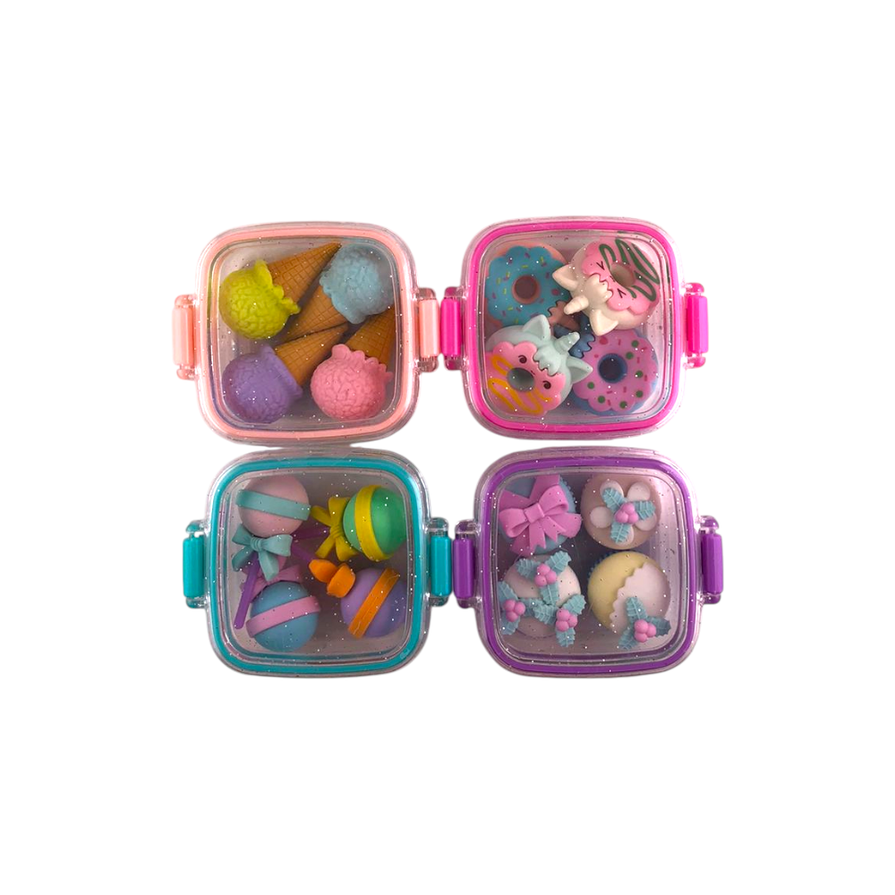 Borracha Escolar Candy Land - 12 Unid - QH-8615