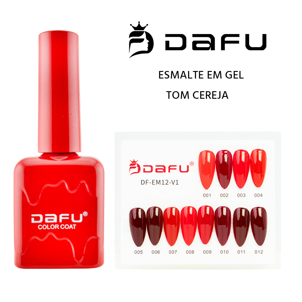 Esmalte em gel uv & led soak off coleção red Dafu