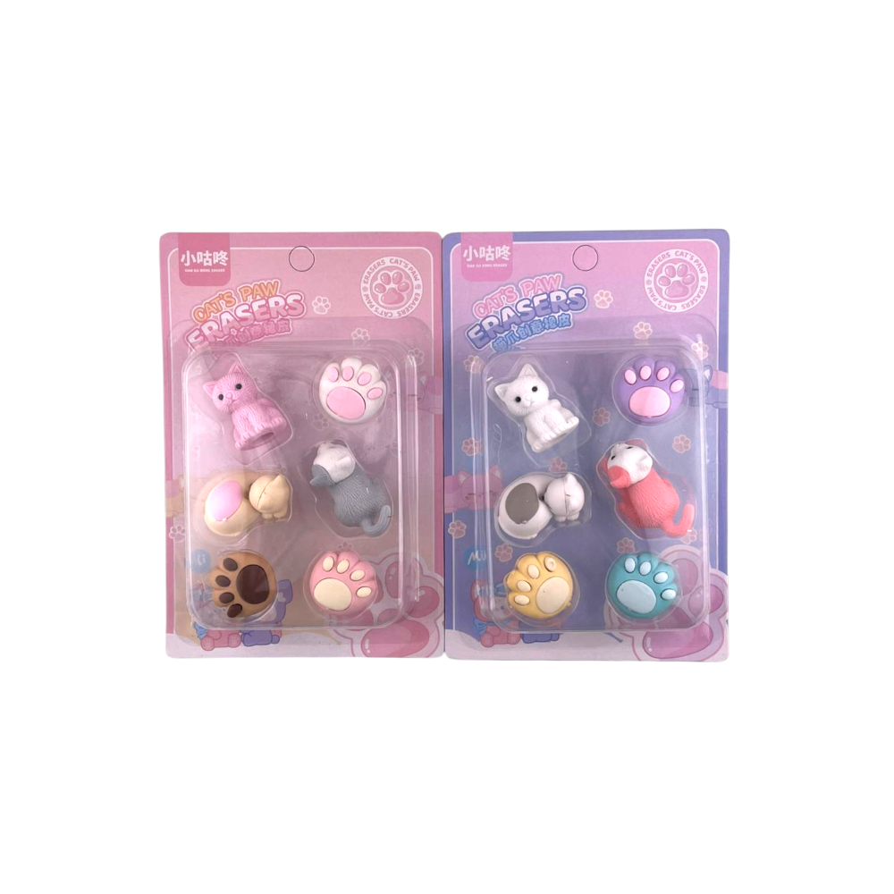 Borracha Escolar Cat´s non pvc - 24 Unid - XGD-8926