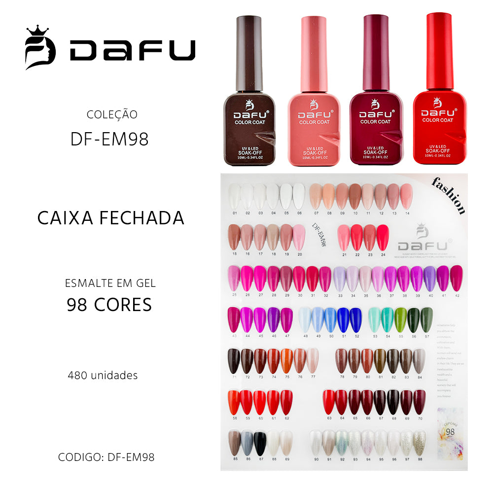 Esmalte em gel uv & led soak off Dafu