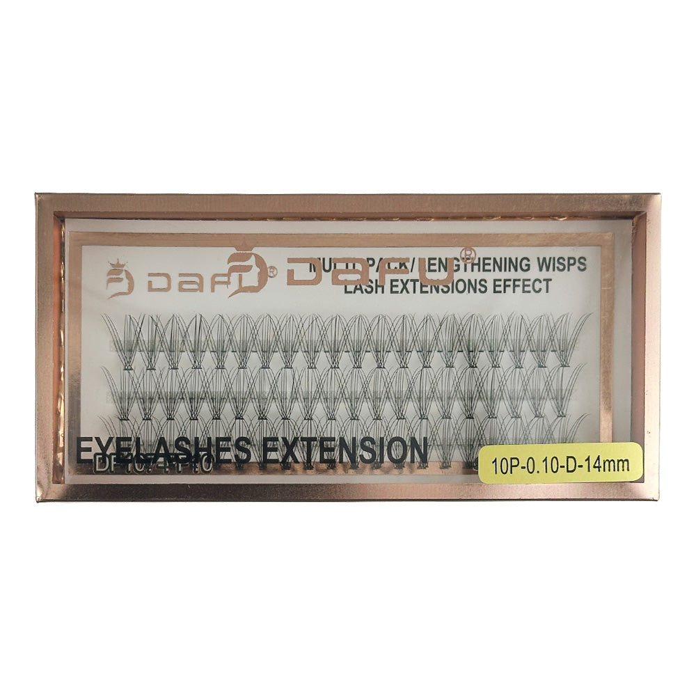 Cílios para Extensão - 10P-0.10-D-14mm - DF107-FF10-14