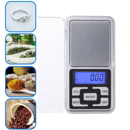 Mini Balança Digital 500g - 100 unidades