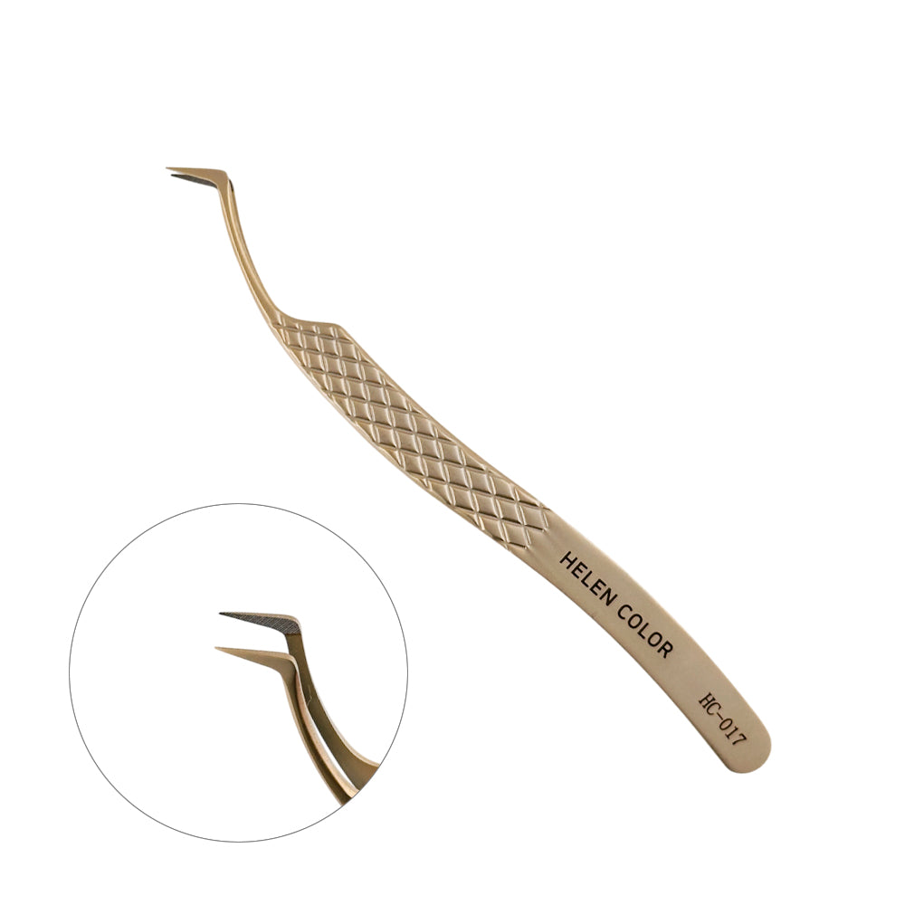Pinça gold para cílios HC-017 - CGJ-3545